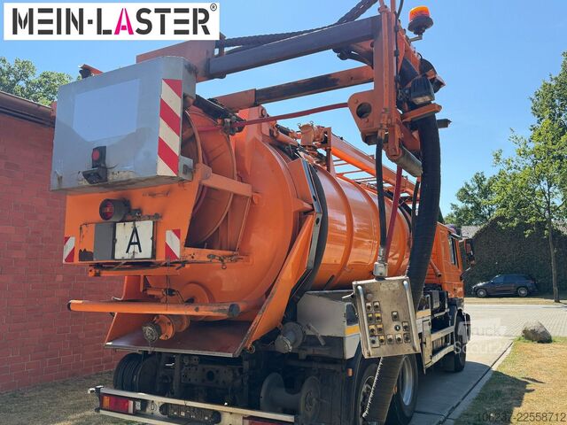 Вакуумен цистерна камион MAN 27.460 Müller Saug HD Spüler 13m³ +  FB