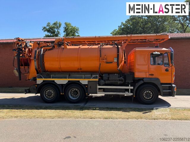 Вакуумен цистерна камион MAN 27.460 Müller Saug HD Spüler 13m³ +  FB