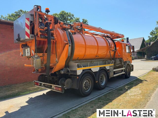 Вакуумен цистерна камион MAN 27.460 Müller Saug HD Spüler 13m³ +  FB