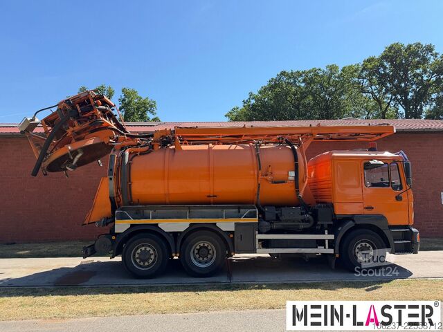 Вакуумен цистерна камион MAN 27.460 Müller Saug HD Spüler 13m³ +  FB