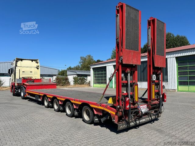 Naczepa niskopodwoziowa FAYMONVILLE STN-4UBX / hydr. Hubbed / Funk / Seilwinde