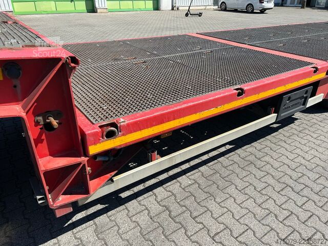 Naczepa niskopodwoziowa FAYMONVILLE STN-4UBX / hydr. Hubbed / Funk / Seilwinde