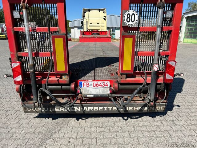 Naczepa niskopodwoziowa FAYMONVILLE STN-4UBX / hydr. Hubbed / Funk / Seilwinde