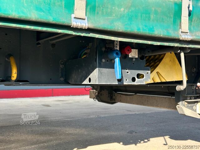 Brandalı açık yarı römork KRONE SD Pritsche + Plane Mega Edscha-Verdeck
