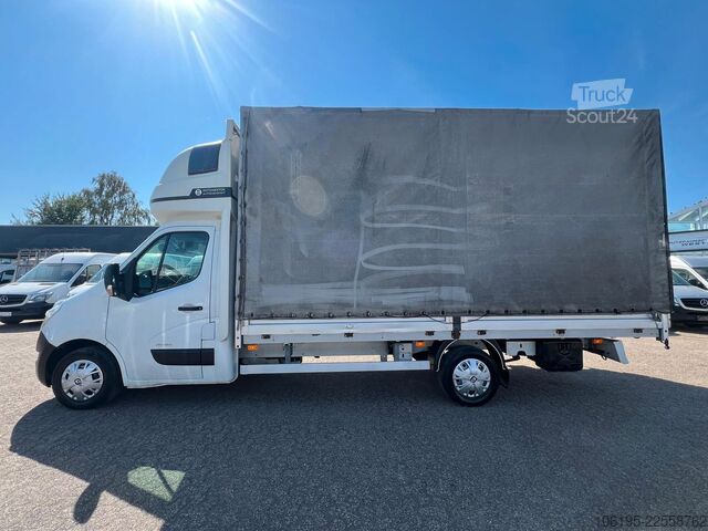 Camion bâché RENAULT Master XXL Maxi Pritsche+Plane+Schlafkabine