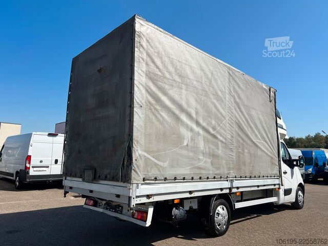 Camion bâché RENAULT Master XXL Maxi Pritsche+Plane+Schlafkabine