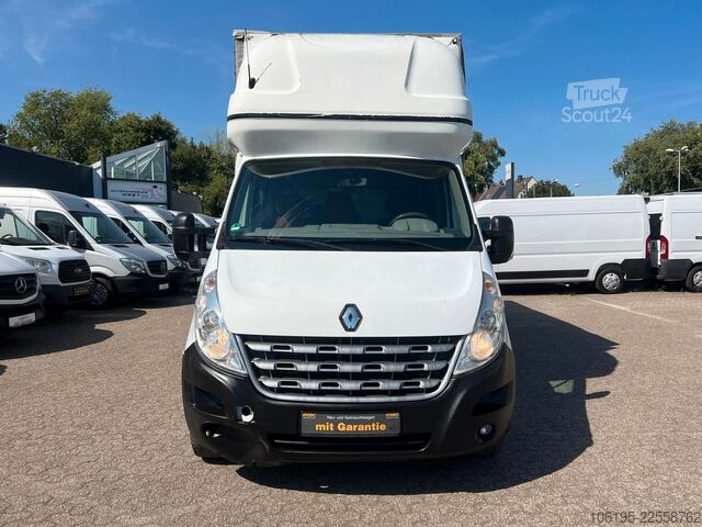 Camion bâché RENAULT Master XXL Maxi Pritsche+Plane+Schlafkabine