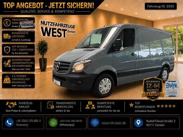 Fourgon tôlé MERCEDES-BENZ Sprinter 313/316 CDI Kastenwagen*Garantie*1.Hand