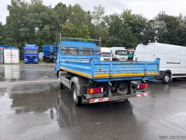 Τρίπλευρο ανατρεπόμενο φορτηγό MERCEDES-BENZ MB 916 Atego 2 Meiller Dreiseitenkipper wenig KM