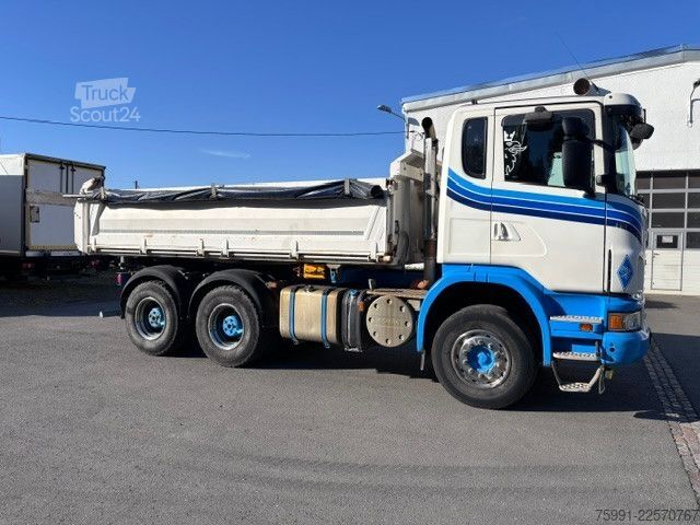 Τρίπλευρο ανατρεπόμενο φορτηγό SCANIA G440 Meiller Dreiseitenkipper Bordmstic