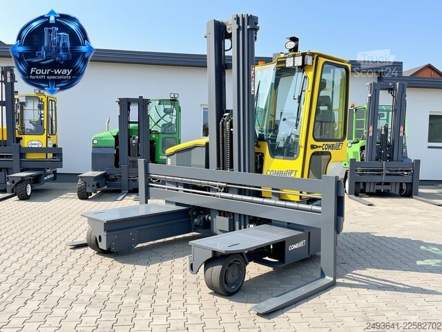 Fyrvägstruck Combilift C4000ET TRIPLEX 6350 WIDE FORK POSITIONE