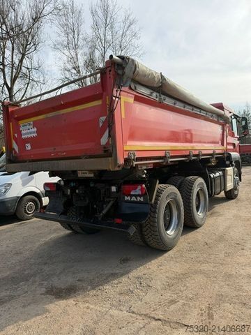Üç taraflı damperli kamyon MAN 26.460 Kipper 6x4