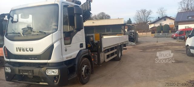 Camião de plataforma IVECO 160E280 Pritsche/Kran