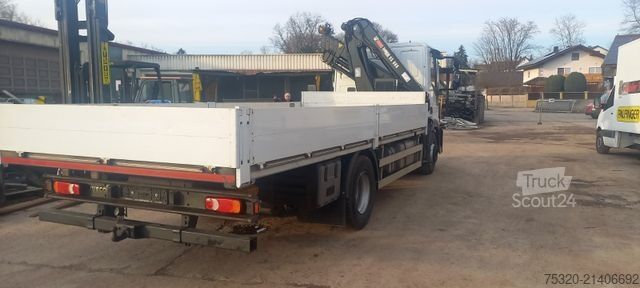 Camião de plataforma IVECO 160E280 Pritsche/Kran