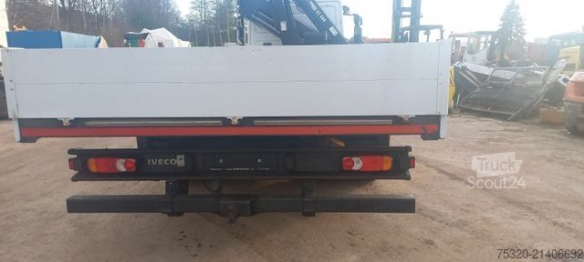 Camião de plataforma IVECO 160E280 Pritsche/Kran