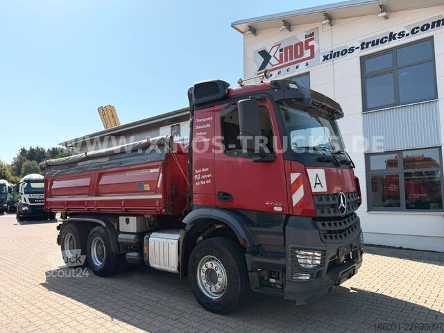 Wywrotka MERCEDES-BENZ Arocs 2745 6X4 Meiller DSK Bordmatic Blatt/Luft