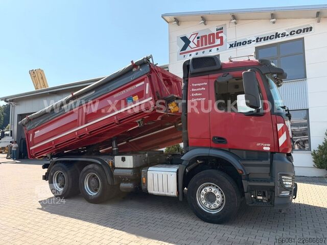 Wywrotka MERCEDES-BENZ Arocs 2745 6X4 Meiller DSK Bordmatic Blatt/Luft
