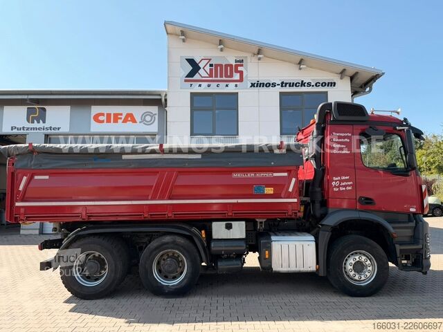 Wywrotka MERCEDES-BENZ Arocs 2745 6X4 Meiller DSK Bordmatic Blatt/Luft