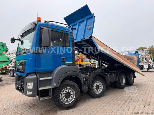Trójstronna wywrotka MAN TGS 35.500 8X4 Meiller DSK Bordmatic