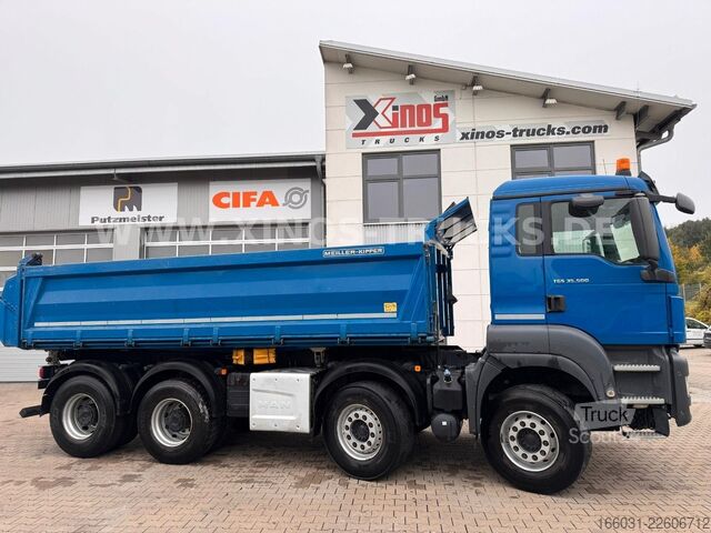 Trójstronna wywrotka MAN TGS 35.500 8X4 Meiller DSK Bordmatic