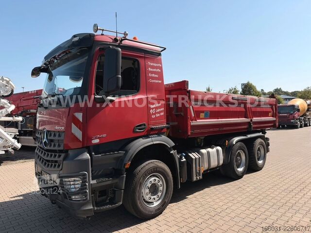 Trójstronna wywrotka MERCEDES-BENZ Arocs 2745 6X4 Meiller DSK Bordmatic Blatt/Luft