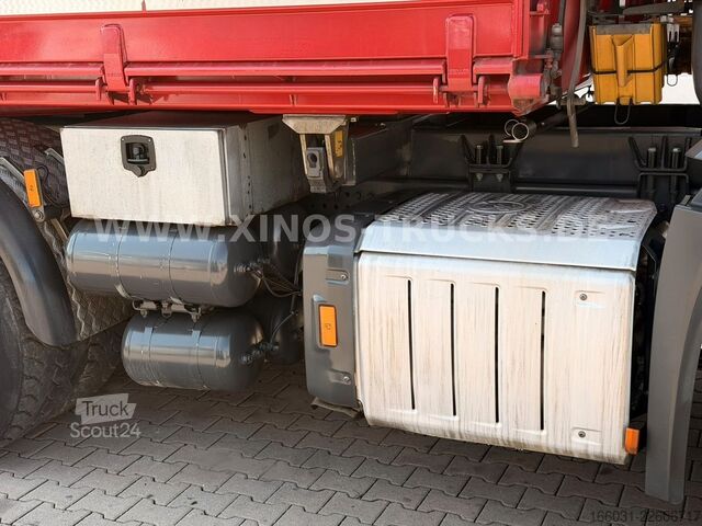 Trójstronna wywrotka MERCEDES-BENZ Arocs 2745 6X4 Meiller DSK Bordmatic Blatt/Luft