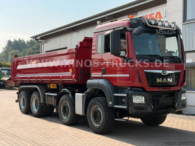 Trójstronna wywrotka MAN TGS 35.460 8X4 Meiller DSK Bordmatic - TOP