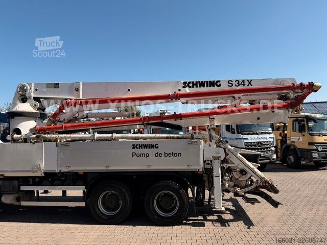 Autočerpadlo na betón IVECO TRAKKER 6X4 SCHWING S34X - 2700H ONLY!