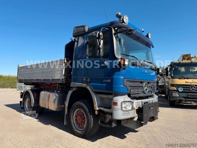 Tovornjak prekucnik MERCEDES-BENZ Actros 2138 4X4 EUR3 Dreiseitenkipper AHK