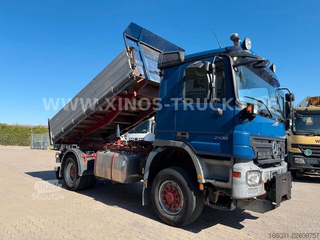 Tovornjak prekucnik MERCEDES-BENZ Actros 2138 4X4 EUR3 Dreiseitenkipper AHK