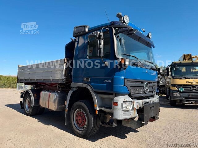 Tristrani prekucnik MERCEDES-BENZ Actros 2138 4X4 EUR3 Dreiseitenkipper AHK