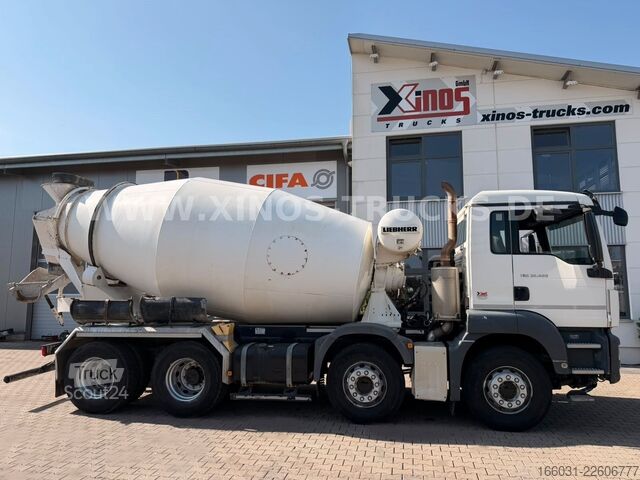 Beton mikser kamyonu MAN TGS 32.420 8X4 Liebherr 9M3 - 195.000km!
