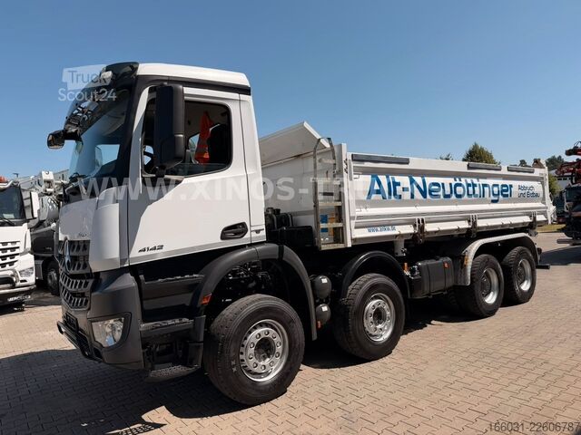 Трехсторонний самосвал MERCEDES-BENZ Arocs 4142 8X4 KH-DSK Bordmatik 167.000km