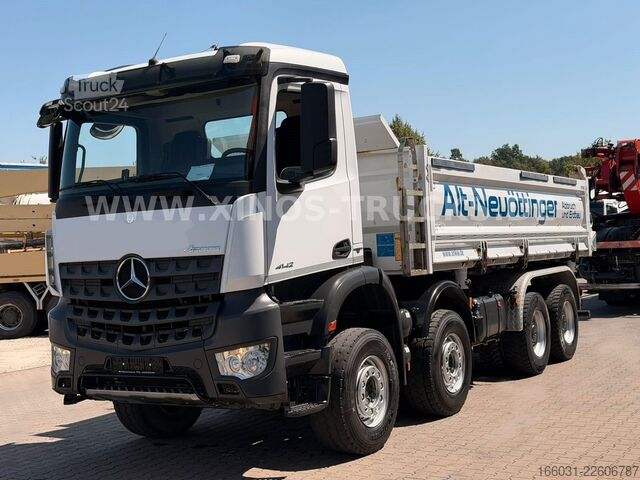Трехсторонний самосвал MERCEDES-BENZ Arocs 4142 8X4 KH-DSK Bordmatik 167.000km