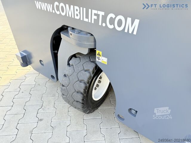 Keturių krypčių šakinis krautuvas Combilift C3000 GAS DUPLEX 4500 FREE LIFT CABIN