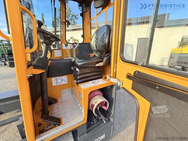 Keturių krypčių šakinis krautuvas Combilift C3000 GAS DUPLEX 4500 FREE LIFT CABIN