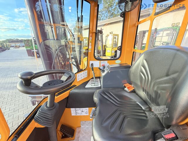 Keturių krypčių šakinis krautuvas Combilift C3000 GAS DUPLEX 4500 FREE LIFT CABIN