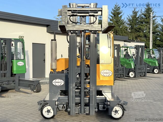 Keturių krypčių šakinis krautuvas Combilift C3000 GAS DUPLEX 4500 FREE LIFT CABIN