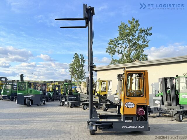 Keturių krypčių šakinis krautuvas Combilift C3000 GAS DUPLEX 4500 FREE LIFT CABIN
