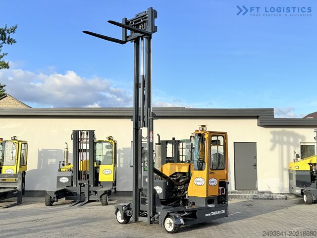 Keturių krypčių šakinis krautuvas Combilift C3000 GAS DUPLEX 4500 FREE LIFT CABIN
