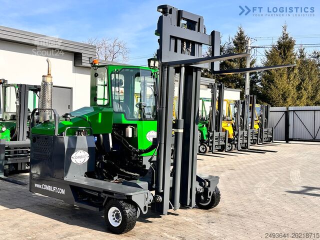 4-veis gaffeltruck Combilift C4000 / LPG / DUPLEX / 4500MM /FREE LIFT