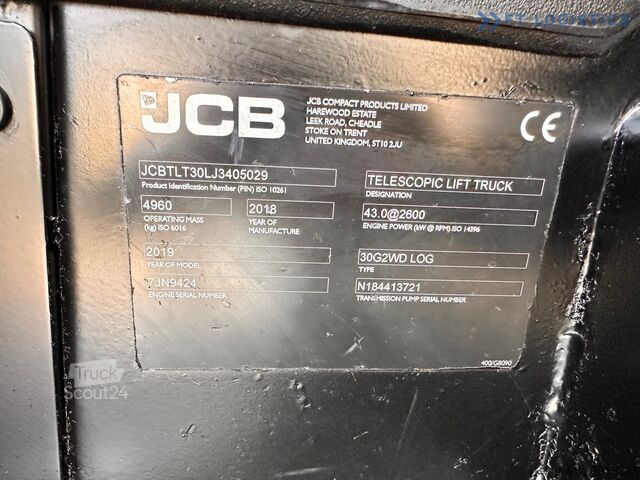 Teleskopski manipulator JCB TLT30G / GAS / 4100MM / FULL CABIN / FOR