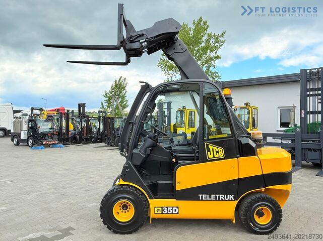 Teleskopski manipulator JCB TLT35D / DIESEL / CAB / NEW TYRES / 4450