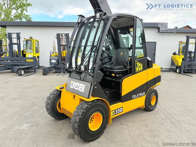 Teleskopski manipulator JCB TLT35D / DIESEL / CAB / NEW TYRES / 4450