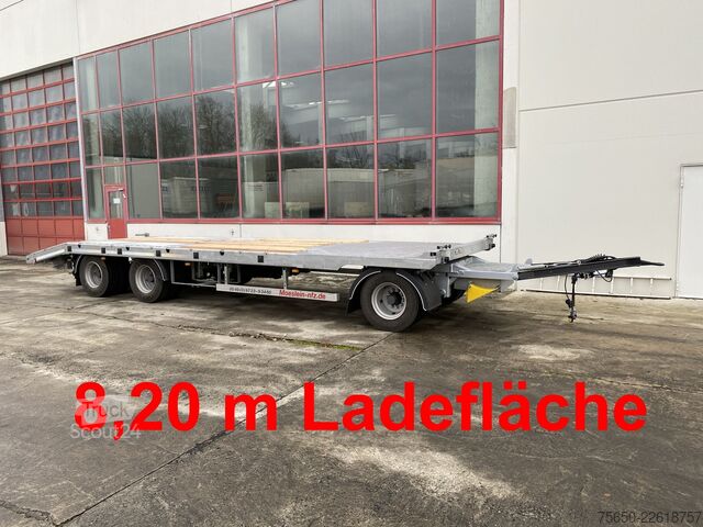 Dieplader oplegger Möslein T 3-8,20 P OR  3 Achs Tieflader gerader Ladefläche 8,10 m,Neufahrzeug