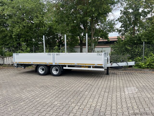 Відкритий причіп Möslein THT 14,4 G 6,2  14,4 t GG Tandem- Pritschenanhänger- Tieflader