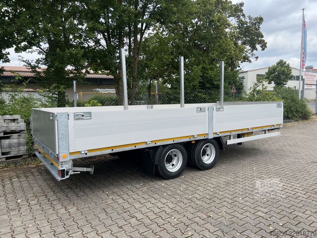 Відкритий причіп Möslein THT 14,4 G 6,2  14,4 t GG Tandem- Pritschenanhänger- Tieflader