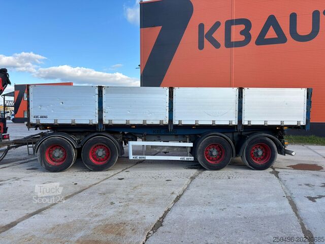 Savivartis Kel-Berg D32B4 BPW AXLES / EXTENDABLE DRAWBAR / BOX L=76...