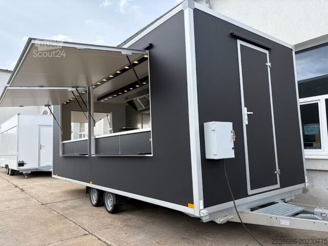 Remorque de vente Imbissanhänger, XXL Grillwagen, Imbisswagen