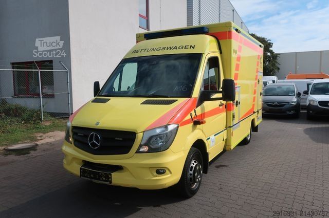 Brandbil MERCEDES-BENZ Sprinter 519 CDI RTW / 1. Hand /SHZ / Fzg Nr:A16